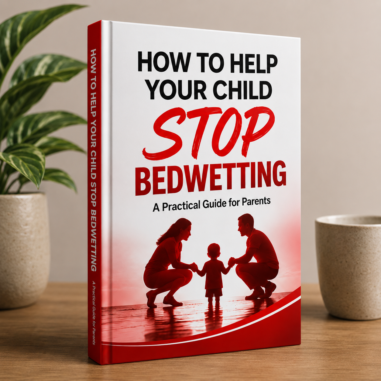 Child bedwetting eBook banner for parenting guide